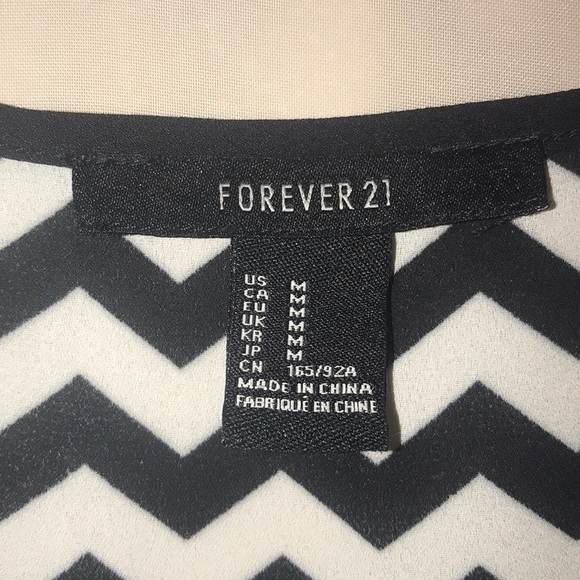 Forever 21 Sleeveless Black and White Dress Size Medium - Picture 4 of 8